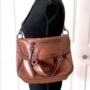 Nine West Foldover Faux Leather Handbag